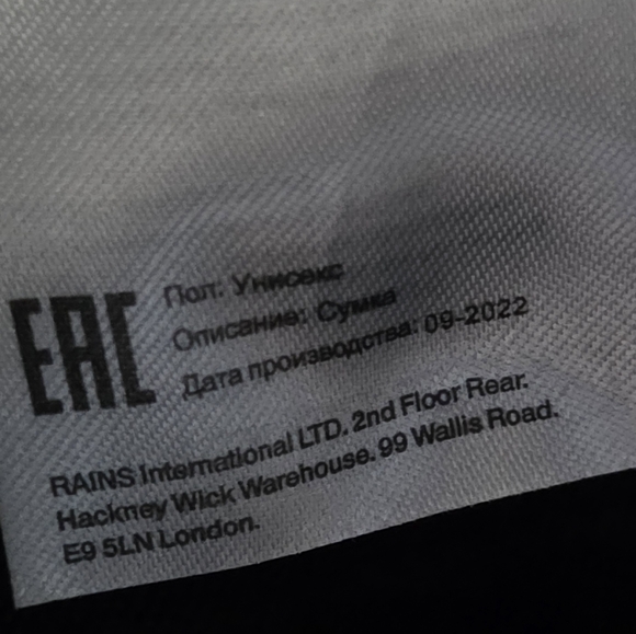 RAINS Roll Top Rucksack Backpack - Picture 12 of 16